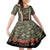 New Zealand and Australia ANZAC Day Family Matching Short Sleeve Bodycon Dress and Hawaiian Shirt Koala and Kiwi Bird Soldier Gallipoli Camouflage Style LT03 Daughter's Dress Green - Polynesian Pride