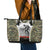 New Zealand and Australia ANZAC Day Leather Tote Bag Koala and Kiwi Bird Soldier Gallipoli Camouflage Style LT03 - Polynesian Pride