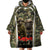 New Zealand and Australia ANZAC Day Wearable Blanket Hoodie Koala and Kiwi Bird Soldier Gallipoli Camouflage Style LT03 - Polynesian Pride