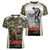 New Zealand and Australia ANZAC Day Women V Neck T Shirt Koala and Kiwi Bird Soldier Gallipoli Camouflage Style LT03 - Polynesian Pride