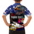 United States and American Samoa Family Matching Tank Maxi Dress and Hawaiian Shirt Bald Eagle Rose and Hibiscus Flower