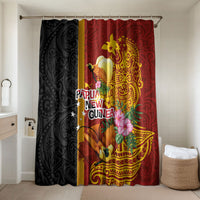 Papua New Guinea Independence Day Bathroom Set Birds-of-Paradise Melanesian Tattoos Tropical Plants