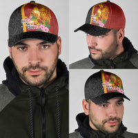 Papua New Guinea Independence Day Classic Cap Birds-of-Paradise Melanesian Tattoos Tropical Plants