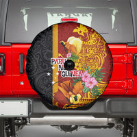 Papua New Guinea Independence Day Spare Tire Cover Birds-of-Paradise Melanesian Tattoos Tropical Plants