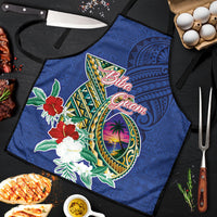 Guam Chamorro Apron Tribal Latte Stone and Seal Artwork Polynesian Patterns