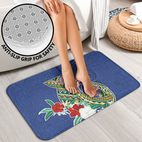 Guam Chamorro Bathroom Set Tribal Latte Stone and Seal Artwork Polynesian Patterns
