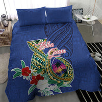 Guam Chamorro Bedding Set Tribal Latte Stone and Seal Artwork Polynesian Patterns