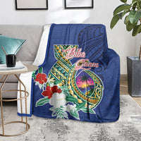 Guam Chamorro Blanket Tribal Latte Stone and Seal Artwork Polynesian Patterns