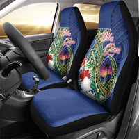 Guam Chamorro Car Seat Cover Tribal Latte Stone and Seal Artwork Polynesian Patterns