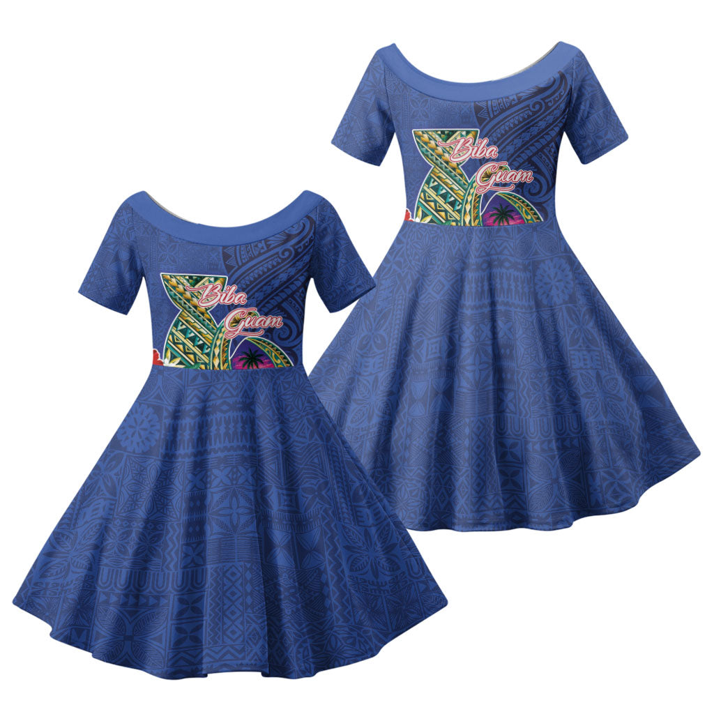 Guam Chamorro Family Matching Long Sleeve Bodycon Dress and Hawaiian Shirt Tribal Latte Stone and Seal Artwork Polynesian Patterns