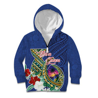 Guam Chamorro Kid Hoodie Tribal Latte Stone and Seal Artwork Polynesian Patterns