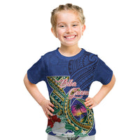 Guam Chamorro Kid T Shirt Tribal Latte Stone and Seal Artwork Polynesian Patterns