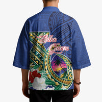 Guam Chamorro Kimono Tribal Latte Stone and Seal Artwork Polynesian Patterns