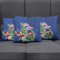 Guam Chamorro Pillow Cover Tribal Latte Stone and Seal Artwork Polynesian Patterns