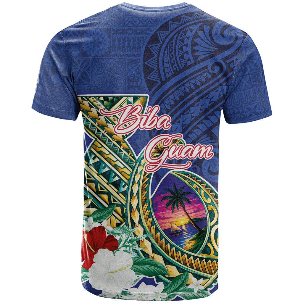 Guam Chamorro T Shirt Tribal Latte Stone and Seal Artwork Polynesian Patterns