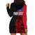 Personalised Samoa 685 Hoodie Dress Siapo Pattern and Samoa Flag Design