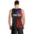 Personalised Samoa 685 Men Tank Top Siapo Pattern and Samoa Flag Design