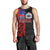 Personalised Samoa 685 Men Tank Top Siapo Pattern and Samoa Flag Design