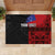 Personalised Samoa 685 Rubber Doormat Siapo Pattern and Samoa Flag Design