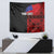 Personalised Samoa 685 Tapestry Siapo Pattern and Samoa Flag Design