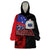 Personalised Samoa 685 Wearable Blanket Hoodie Siapo Pattern and Samoa Flag Design