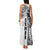 Samoa 685 Art Traditional Tattoo Pattern Family Matching Tank Maxi Dress and Hawaiian Shirt White Color