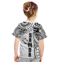 Samoa 685 Art Traditional Tattoo Pattern Kid T Shirt White Color