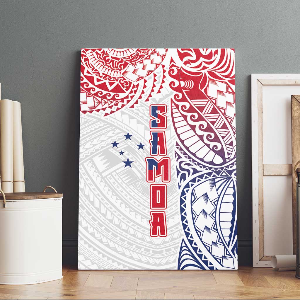 Samoa 685 Art Traditional Tattoo Pattern Canvas Wall Art Gradient Color