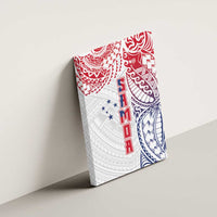 Samoa 685 Art Traditional Tattoo Pattern Canvas Wall Art Gradient Color