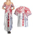 Samoa 685 Art Traditional Tattoo Pattern Couples Matching Summer Maxi Dress and Hawaiian Shirt Gradient Color