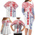 Samoa 685 Art Traditional Tattoo Pattern Family Matching Long Sleeve Bodycon Dress and Hawaiian Shirt Gradient Color