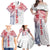 Samoa 685 Art Traditional Tattoo Pattern Family Matching Off Shoulder Maxi Dress and Hawaiian Shirt Gradient Color