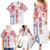 Samoa 685 Art Traditional Tattoo Pattern Family Matching Summer Maxi Dress and Hawaiian Shirt Gradient Color