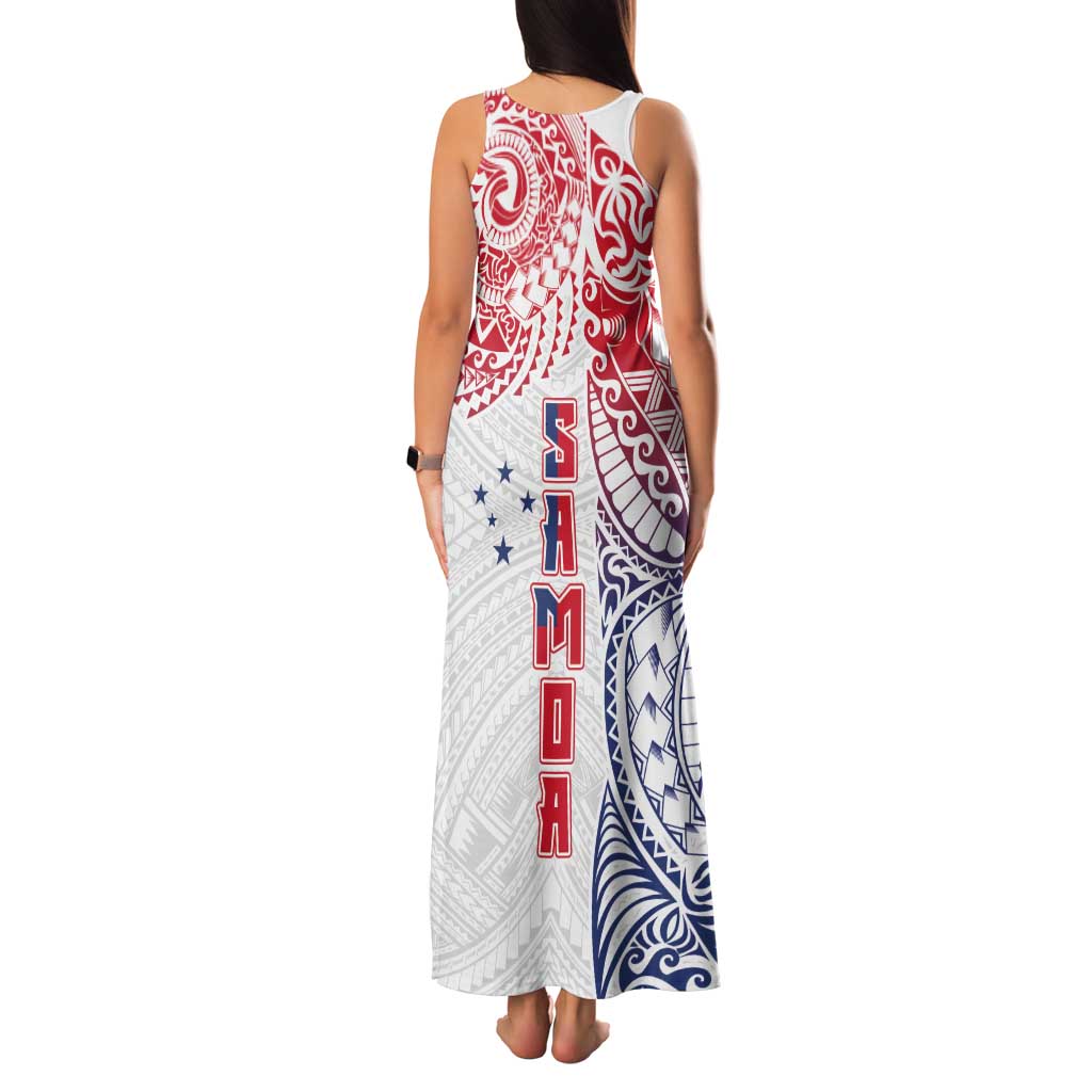 Samoa 685 Art Traditional Tattoo Pattern Family Matching Tank Maxi Dress and Hawaiian Shirt Gradient Color