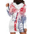 Samoa 685 Art Traditional Tattoo Pattern Hoodie Dress Gradient Color