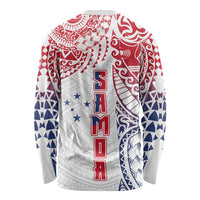Samoa 685 Art Traditional Tattoo Pattern Long Sleeve Shirt Gradient Color