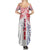 Samoa 685 Art Traditional Tattoo Pattern Summer Maxi Dress Gradient Color