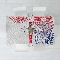 Samoa 685 Art Traditional Tattoo Pattern Tablecloth Gradient Color