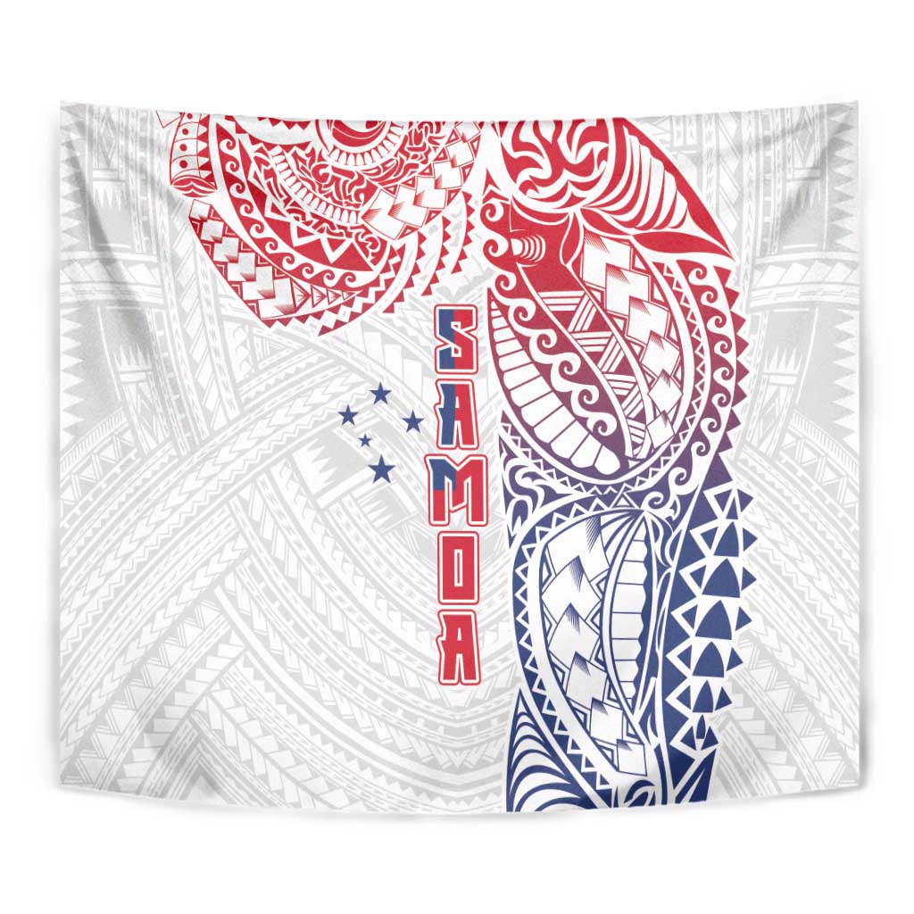 Samoa 685 Art Traditional Tattoo Pattern Tapestry Gradient Color
