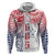 Samoa 685 Art Traditional Tattoo Pattern Zip Hoodie Gradient Color