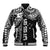 Samoa 685 Art Traditional Tattoo Pattern Baseball Jacket Black Color