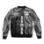 Samoa 685 Art Traditional Tattoo Pattern Bomber Jacket Black Color