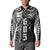 Samoa 685 Art Traditional Tattoo Pattern Button Sweatshirt Black Color