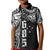 Samoa 685 Art Traditional Tattoo Pattern Kid Polo Shirt Black Color