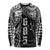 Samoa 685 Art Traditional Tattoo Pattern Long Sleeve Shirt Black Color