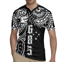 Samoa 685 Art Traditional Tattoo Pattern Rugby Jersey Black Color