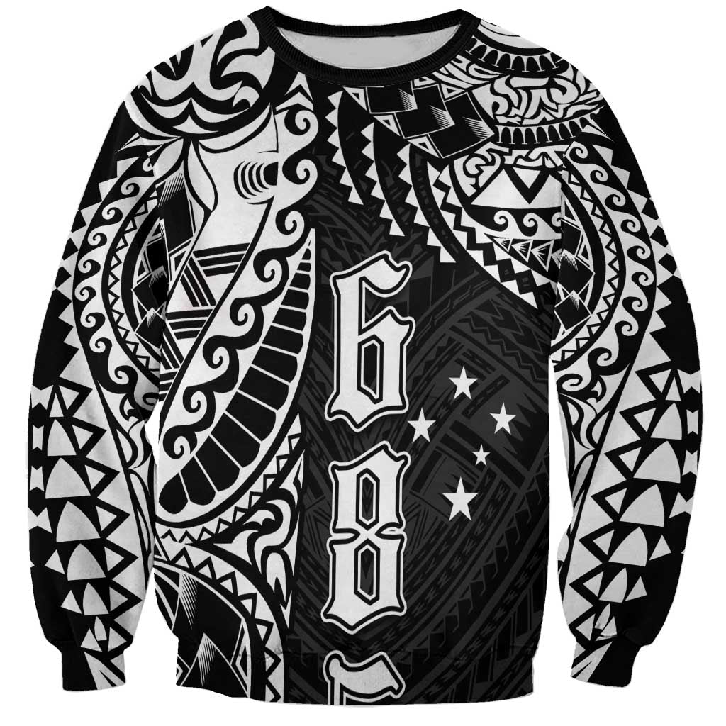 Samoa 685 Art Traditional Tattoo Pattern Sweatshirt Black Color