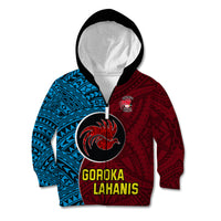 Bintangor Goroka Lahanis Rugby Kid Hoodie Papua New Guinea Polynesian Tattoo LT03 - Polynesian Pride