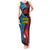 Bintangor Goroka Lahanis Rugby Tank Maxi Dress Papua New Guinea Polynesian Tattoo LT03 Women Red - Polynesian Pride