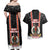 Vanuatu Christmas Couples Matching Off Shoulder Maxi Dress and Hawaiian Shirt Polynesian Tribal Snow Style LT03 - Polynesian Pride